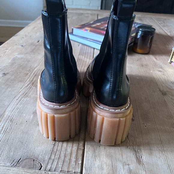 Stella McCartney Emilie Platform Chelsea Boots In Black/Gum Size 36.5 - Picture 14 of 16